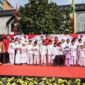 Pemerintah Kota Administrasi Jakarta Pusat berkolaborasi dengan Dewan Pimpinan Pusat Ikatan Alumni Resimen Mahasiswa Indonesia (IARMI) DKI Jakarta menggelar jalan sehat di kawasan Kantor Wali Kota Jakarta Pusat, Minggu (23/8/2026).