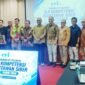 Foto: Sejumlah pimpinan dan pegiat media berfoto bersama dalam kegiatan Training of Trainers Uji Kompetensi Wartawan Siber Lembaga Penyiaran Publik (LPP) RRI Tahun 2026,