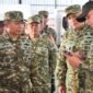 Foto: Pangdam V/Brawijaya Mayjen TNI Rudy Saladin bersama Danrem 081/DSJ Kolonel Arm Untoro Hariyanto meninjau fasilitas Koperasi Desa/Kelurahan Merah Putih (KDKMP) di Desa Bulakrejo, Kecamatan Balerejo, Kabupaten Madiun, Senin (10/8/2026).