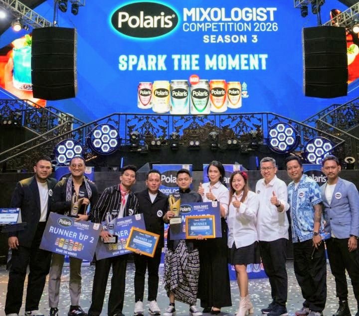 Foto: Pengumuman pemenang Polaris Mixologist Competition 2026 Season 3, Bali, Kamis (23/7/2026). (Dok-Istimewa)