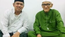 Foto: (kiri) Ketua PWNU Kalimantan Utara, H. Alwan Saputra, S.Pi., M.M., (kanan) Rais 'Aam PBNU, K.H. Miftachul Akhyar (Dok: okj/fn)