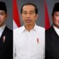 Foto: Kolase, Joko Widodo (tengah) Gibran Rakabuming Raka (kiri) Prabowo Subianto (kanan). (Dok: Istimewa)
