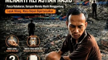 Foto: Flyer Pedagang Pasar Taman Puring, Kebayoran Baru, Jakarta Selatan. (Dok: Istimewa)