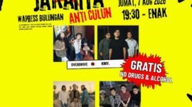 Foto: Flyer Jakarta Anti Culun Kembali Hidupkan Skena Gigs, Overdrive hingga Obelisk Stereo Tampil Gratis di Bulungan. (Dok: Istimewa)