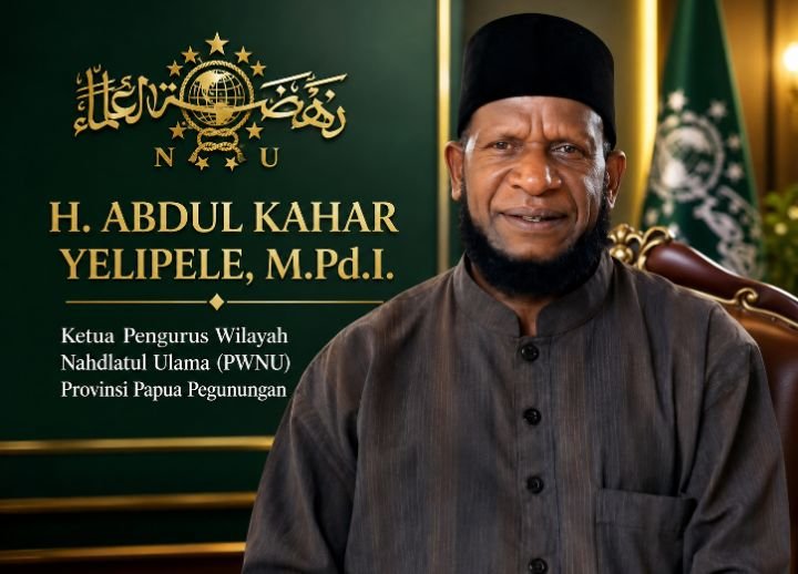 Foto: H. Abdul Kahar Yelipele, M.Pd.I., Ketua Pengurus Wilayah Nahdlatul Ulama (PWNU) Provinsi Papua Pegunungan. (Dok: Istimewa)