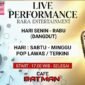 Foto: Flyer Jadwal Live Performance Batman Cafe. (Dok: Istimewa)