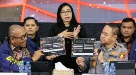 Foto: Bareskrim Polri mengungkap dua perkara tindak pidana perjudian online yang diduga terhubung dengan jaringan internasional di Kamboja. (Dok: Istimewa)