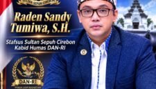 Foto: Raden Sandy Tumiwa, S.H., Stafsus Sultan Sepuh Cirebon sekaligus Kabid Humas DAN-RI. (Dok: Istimewa)