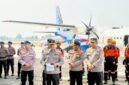 Foto: Sebanyak 21 personel Direktorat Polisi Satwa bersama 10 ekor anjing pelacak (K9) serta sekitar 2,5 ton peralatan dan logistik diberangkatkan dari Bandar Udara Pondok Cabe Polri, Minggu (16/8/2026). (Dok: Istimewa)
