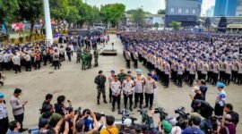 Foto: Polda Metro Jaya menyiagakan 9.242 personel gabungan untuk memberikan pelayanan, pengamanan, sekaligus menjaga kelancaran aktivitas masyarakat di wilayah hukumnya pada Selasa (18/8/2026). (Dok: Istimewa)