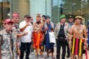Foto: Ketua Umum FPPI, Kolonel (Purn) Sugeng Waras, bersama jajaran pengurus FPPI dan perwakilan masyarakat Kelompok Tani CAL usai menyampaikan aspirasi di kawasan SCBD, Jakarta Selatan, Senin (24/8/2026). (Dok: okj/fn)