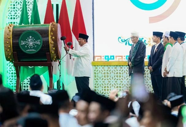 Foto: Muktamar NU di Jombang resmi dibuka Presiden Prabowo Subianto pada Kamis (27/8/2026). Pembukaan tersebut dihadiri delegasi NU dari berbagai daerah di Indonesia, termasuk unsur PWNU dan PCNU dari Kalimantan Utara. (Dok: Istimewa)
