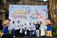 Foto: Perayaan Hari Ulang Tahun (HUT) ke-41 Dunia Fantasi (Dufan) Ancol tidak hanya dikemas melalui hiburan dan festival musik. Semangat berbagi dan kepedulian sosial turut menjadi bagian penting dalam rangkaian perayaan tersebut melalui kegiatan Gema Tadarus 2026 yang digelar di Panggung Hysteria, Jumat (28/8/2026). (Dok: Istimewa)