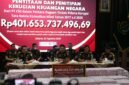 Kejaksaan Agung mengungkap perkembangan penyidikan perkara dugaan tindak pidana korupsi tata kelola nikel di Provinsi Sulawesi Tenggara periode 2017 hingga 2020. Dalam perkara tersebut, kerugian keuangan negara berdasarkan penghitungan BPKP mencapai Rp401,65 miliar.