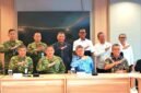 Foto: Jajaran Dinas Pembinaan Mental dan Ideologi TNI Angkatan Udara (Disbintalau) bersama perwakilan Konferensi Waligereja Indonesia (KWI) berfoto bersama seusai audiensi di Kantor KWI, Jakarta, Kamis (3/9/2026).