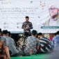Foto: Wali Kota Administrasi Jakarta Timur Munjirin memberikan sambutan pada kegiatan Aktualisasi Nilai-Nilai Maulid Nabi Muhammad SAW 1448 H di Masjid Baitul Muhyi, Kantor Wali Kota Jakarta Timur, Kamis (3/9/2026).