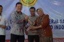 Foto: Sejumlah pejabat dan perwakilan terkait berfoto bersama usai peresmian kerja sama strategis antara PT Japfa Comfeed Indonesia Tbk (JAPFA) dan Koperasi Produsen Usaha Lembaga Pemberdayaan Ekonomi Rakyat (LPER) di Kabupaten Gunungkidul, Daerah Istimewa Yogyakarta, Jumat (4/9/2026).