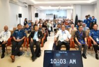 Foto: Sejumlah peserta dan narasumber mengikuti roadshow nasional bertajuk “Berani Bicara Nuklir: Fakta, Manfaat, Risiko, dan Masa Depan PLTN Indonesia”. Kegiatan yang digelar Global Transport, Training, and Trading Indonesia (GTI) bersama Badan Kejuruan Teknik Nuklir Persatuan Insinyur Indonesia (BKTN-PII) tersebut menjadi forum untuk membahas peluang pengembangan energi nuklir di Indonesia.
