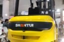 Foto: Unit forklift merek Shantui dipamerkan dalam gelaran Mining Expo 2026 di Jakarta International Expo (JIExpo) Kemayoran, Jakarta, Selasa (15/9/2026).