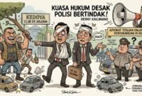 Foto: Ilustrasi menggambarkan situasi dugaan penyerangan terhadap dua advokat PT HD Arjuna di kawasan Club de Arjuna, Kedoya Selatan, Kebon Jeruk, Jakarta Barat, Minggu (13/9/2026) malam.
