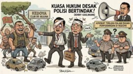 Foto: Ilustrasi menggambarkan situasi dugaan penyerangan terhadap dua advokat PT HD Arjuna di kawasan Club de Arjuna, Kedoya Selatan, Kebon Jeruk, Jakarta Barat, Minggu (13/9/2026) malam.