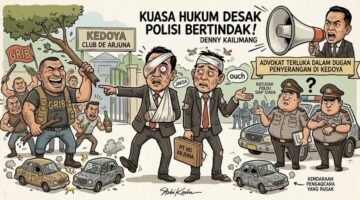 Foto: Ilustrasi menggambarkan situasi dugaan penyerangan terhadap dua advokat PT HD Arjuna di kawasan Club de Arjuna, Kedoya Selatan, Kebon Jeruk, Jakarta Barat, Minggu (13/9/2026) malam.