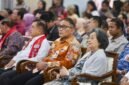 Foto: Pramono didampingi Wali Kota Administrasi Jakarta Pusat Arifin. Ketua Umum PMI Pusat Jusuf Kalla turut hadir dalam agenda peresmian gedung yang akan menjadi pusat kegiatan operasional PMI DKI Jakarta.