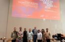 Foto: Sejumlah narasumber dan tokoh industri kreatif berfoto bersama dalam pembukaan Indonesia Design Week (IDW) 2026 di Indonesia Design District (IDD) PIK2, Tangerang, Banten, Jumat (18/9/2026).