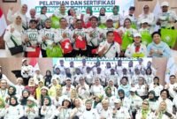 Foto:Peserta mengikuti Training of Trainers (TOT) Pelatihan Instruktur Senam Osteoporosis yang digelar Perkumpulan Warga Tulang Sehat Indonesia (Perwatusi) di Jakarta.