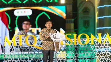 Menteri Koordinator Bidang Pembangunan Manusia dan Kebudayaan (Menko PMK) Pratikno membuka Musabaqah Tilawatil Qur’an (MTQ) Nasional XXXI Tahun 2026 di Simpang Lima, Kota Semarang, Jawa Tengah, Selasa (23/9).