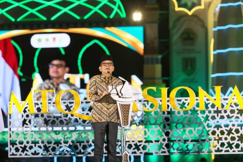 Menteri Koordinator Bidang Pembangunan Manusia dan Kebudayaan (Menko PMK) Pratikno membuka Musabaqah Tilawatil Qur’an (MTQ) Nasional XXXI Tahun 2026 di Simpang Lima, Kota Semarang, Jawa Tengah, Selasa (23/9).