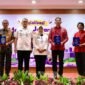 Foto: Wali Kota Administrasi Jakarta Pusat Arifin bersama sejumlah pejabat terkait menghadiri kegiatan sosialisasi “Menata Jakarta untuk 500 Tahun: Penguatan Tata Kelola Ruang dan Bangunan dalam Mendukung Jakarta sebagai Kota Global” di Kantor Wali Kota Jakarta Pusat, Rabu (23/9/2026).