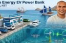Foto: Ilustrasi konsep Blue Energy EV Power Bank yang memanfaatkan energi arus laut di kawasan Flores, Nusa Tenggara Timur (NTT). Konsep ini mengintegrasikan tidal current turbine, penyimpanan energi berbasis baterai atau Battery Energy Storage System (BESS), serta fasilitas pengisian kendaraan listrik dan kapal listrik.