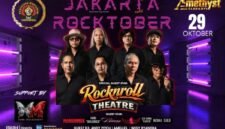 Foto: Poster Jakarta Rocktober 2026 menampilkan Rocknroll Theatre sebagai Special Guest Star dalam gelaran musik yang akan berlangsung pada 29 Oktober 2026 di Amethyst Club Jakarta.