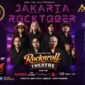 Foto: Poster Jakarta Rocktober 2026 menampilkan Rocknroll Theatre sebagai Special Guest Star dalam gelaran musik yang akan berlangsung pada 29 Oktober 2026 di Amethyst Club Jakarta.