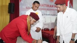 Foto: Ketua Presidium Pengurus Pusat Perhimpunan Mahasiswa Katolik Republik Indonesia (PP PMKRI) Sanctus Thomas Aquinas periode 2026–2028, Christian A.D.