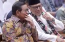 Foto: Gubernur DKI Jakarta Pramono Anung berbincang dengan Ketua Umum PWI Pusat Akhmad Munir di sela-sela acara puncak Anugerah Jurnalistik M.H. Thamrin (AJMHT) ke-52 tahun 2026 di Balai Agung, Balai Kota DKI Jakarta, Senin (7/9) sore.