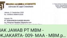 Foto: Surat Hal Jawab