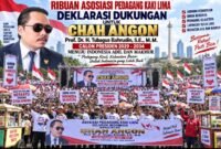 Foto: Ribuan Pedagang Kaki Lima Deklarasikan Dukungan untuk Tubagus Bahrudin Menuju Pilpres 2029. (Dok: Istimewa)