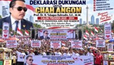 Foto: Ribuan Pedagang Kaki Lima Deklarasikan Dukungan untuk Tubagus Bahrudin Menuju Pilpres 2029. (Dok: Istimewa)
