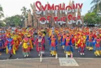 Foto: Ribuan penari dari berbagai negara memeriahkan penyelenggaraan 5th Indonesia International Culture Festival (IICF) 2026 di kawasan Symphony of the Sea, Ancol Taman Impian, Jakarta, Sabtu (12/9/2026). (Dok: Istimewa)