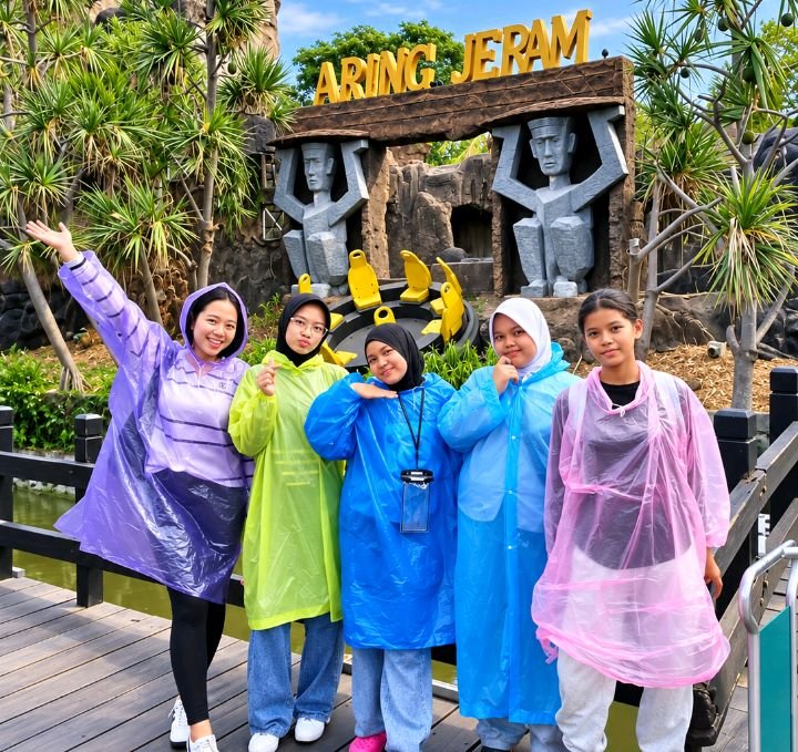 Foto: Suasana penuh keceriaan mewarnai perayaan ulang tahun Aeyra Shahira yang genap berusia 13 tahun, memilih merayakan hari istimewanya dengan cara yang berbeda, yakni menikmati berbagai wahana permainan di Dunia Fantasi (Dufan), Ancol, Jakarta, bersama teman-teman dekatnya, Minggu (13/9/2026). (Dok: Istimewa)