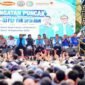 Foto: Puncak Acara HUT ke-53 Federasi Serikat Pekerja Tekstil, Sandang dan Kulit (FSP TSK) KSPSI AGN di PT Pratama Abadi Industri, Kabupaten Sukabumi, Jawa Barat, Senin (14/9/2026). (Dok: Istimewa)