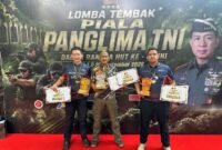 Foto: Teknisi KBR Madya Tk. II Korbrimob Polri, Kombes Pol. Rantau Isnur Eka, berhasil meraih sejumlah gelar juara pada Kejuaraan Panglima TNI Cup 2026 cabang tembak reaksi. (Istimewa)