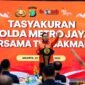 Foto: Ketua Umum The Jakmania, Aditya, dalam kegiatan tasyakuran bersama jajaran Polda Metro Jaya di Jakarta, Selasa (22/9/2026). (Istimewa)