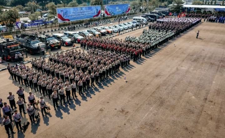 Foto: Polri menyiapkan pelayanan dan pengamanan dua pertandingan FIFA ASEAN Cup 2026 di Stadion Utama Gelora Bung Karno (SUGBK), Jakarta Pusat, Jumat (25/9/2026). (Istimewa)