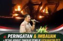 Foto: Tiga unit ekskavator yang diduga digunakan untuk aktivitas Pertambangan Tanpa Izin (PETI) dibakar warga di Desa Jambur Tarutung, Kecamatan Kotanopan, Kabupaten Mandailing Natal (Madina), Minggu (4/10/2026) dini hari.