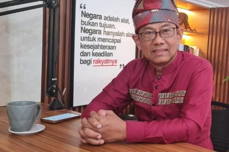 Foto: Pengamat Politik dan Militer Universitas Nasional (UNAS), Dr. Selamat Ginting, memberikan pandangan terkait taklimat Presiden Prabowo Subianto bersama sekitar 800 perwira tinggi TNI-Polri di Istana Negara, Jakarta, Rabu (7/10/2026).