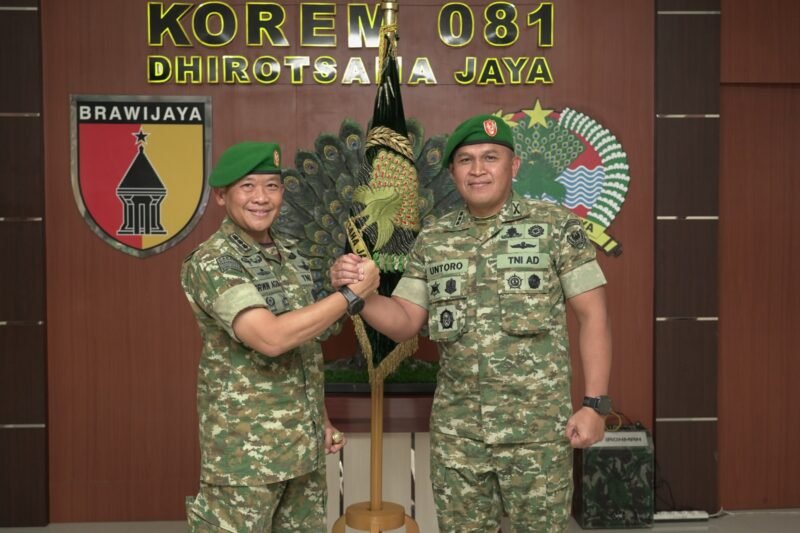 Foto: Danrem Erwin Agung Berkomitmen Lanjutkan Fondasi Kepemimpinan Kolonel Untoro di Korem 081/DSJ