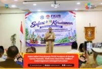 Foto: Wali Kota Jakarta Pusat Arifin membuka kegiatan Safari Kerukunan FKUB perdana di Gereja Katolik Santo Paskalis, Cempaka Putih Barat, Jakarta Pusat, Senin (19/10/2026). 